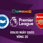Soi kèo Brighton vs Arsenal, 00h30 ngày 05/01/2025 - Ngoại Hạng Anh